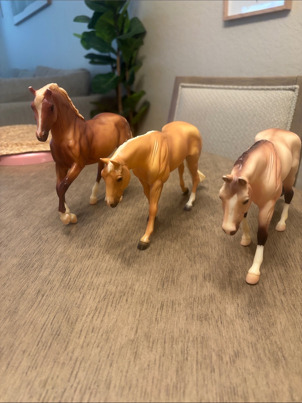 Traditional Breyer Horse #1298 Ranch Horse Lets Go Riding Western set of 3